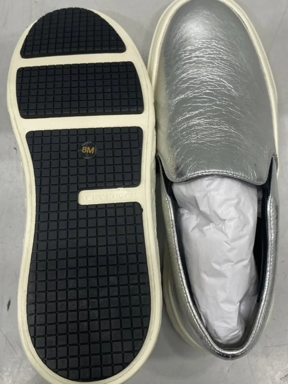 Tory Burch Women's (8) White Ladybug Slip-On Sneaker 150239